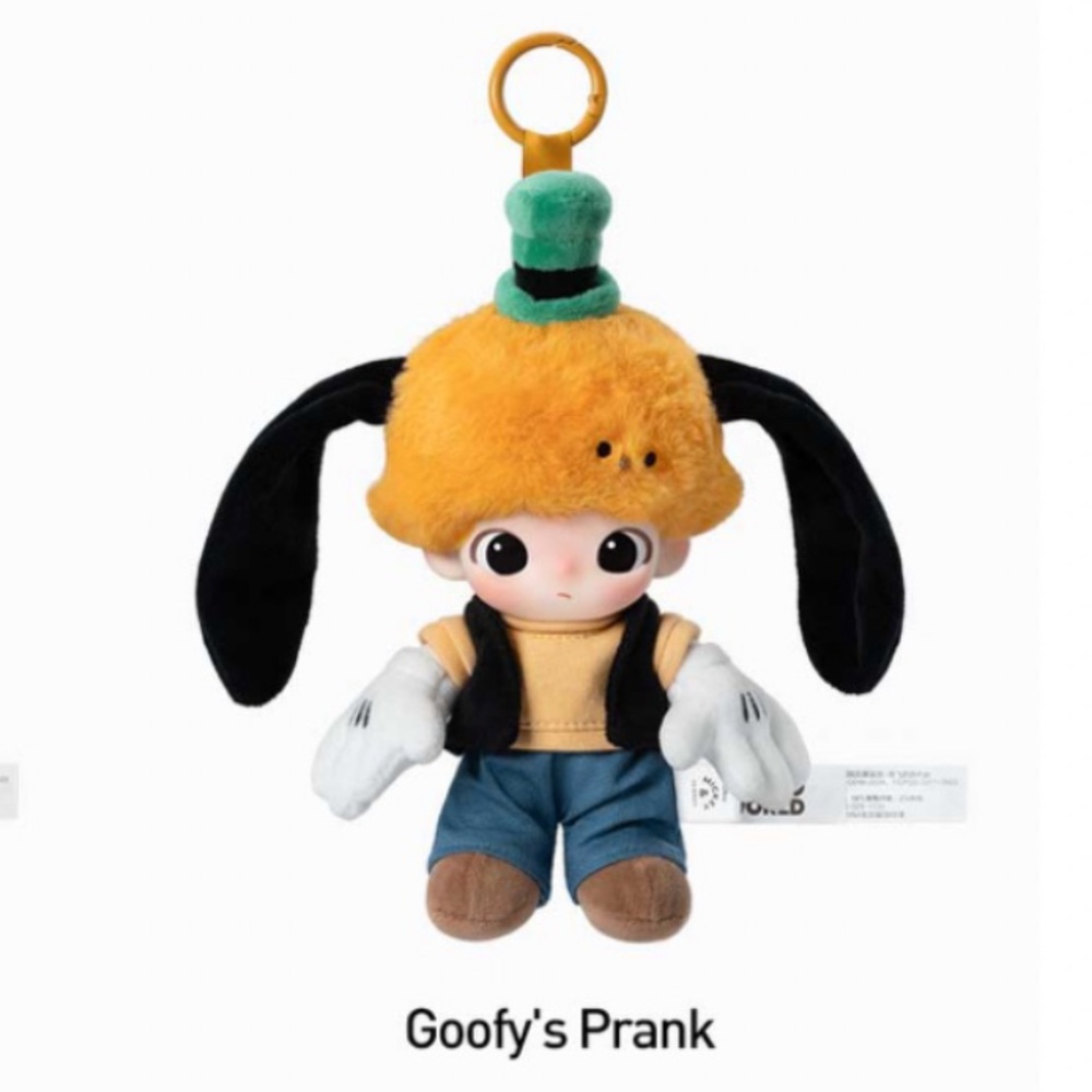DIMOO WORLD × DISNEY Series-Vinyl Plush Keychain Blind Box  in Goofy’s Prank